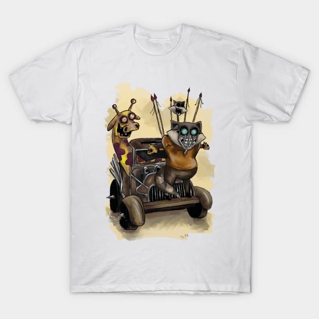 Mad Max theme - RaccoonMadness.com Board Game T-Shirt by RaccoonMadness